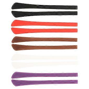 5 Pairs of Silicone Glasses Shoes Creative Eyeglasses Grips Anti-Slip Eyeglasses Leg Covers Practical Glasses Shoes
