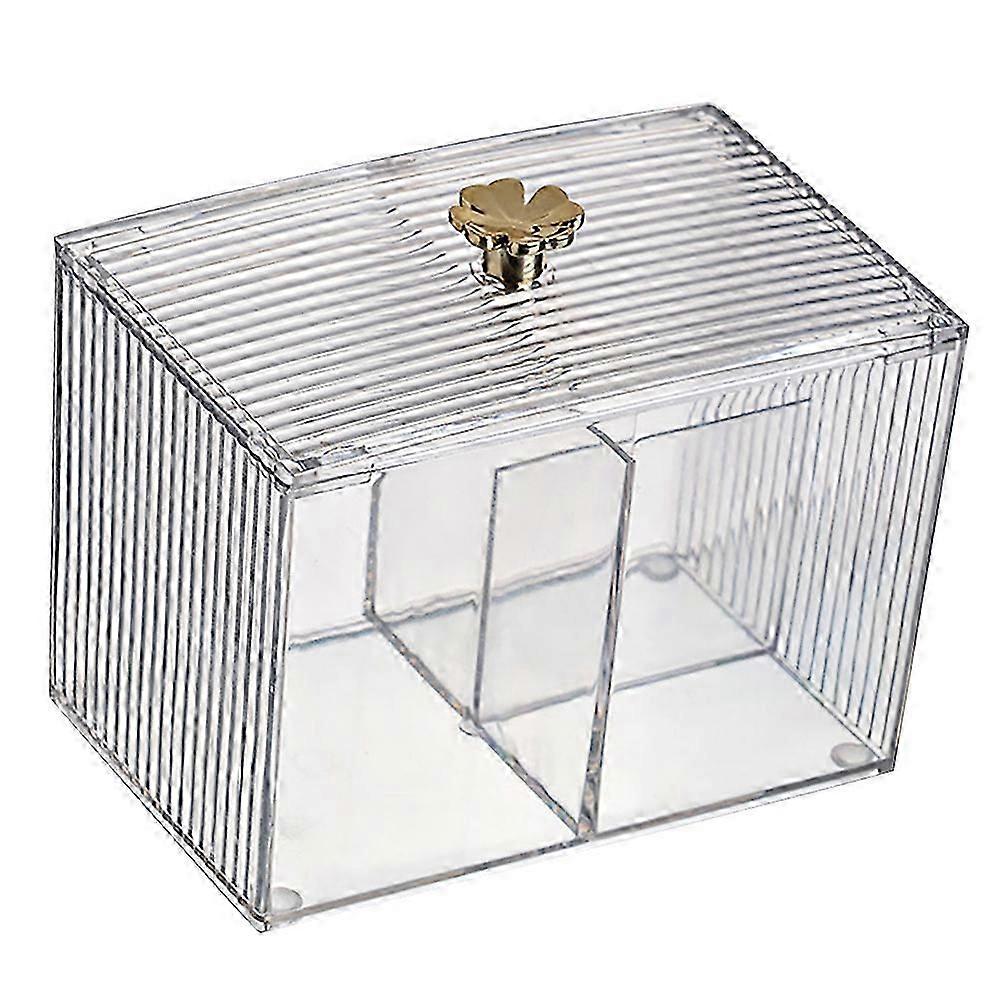 Transparent Makeup Pad Organizer Case for Storage Use