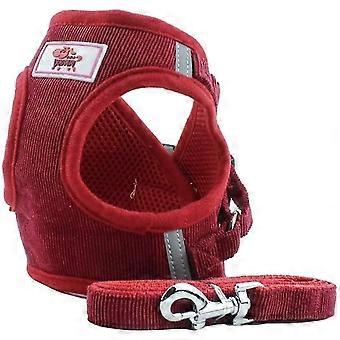 Pet Dog Harness Vest Adjustable Pet Harness Ie083 (xs, Red 1)