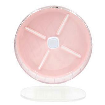 windmill silent candy color running wheel with height adjustable base and cage attachment compatible with hamster pink