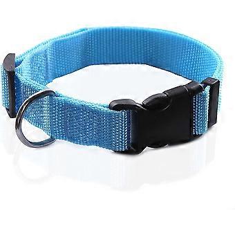 Collier pour chien en nylon réglable Veeki, collier pour animaux de compagnie durable mesure environ 6,5 « de long et 34-49 cm de large en taille m, convient aux chiens de petite à moyenne taille