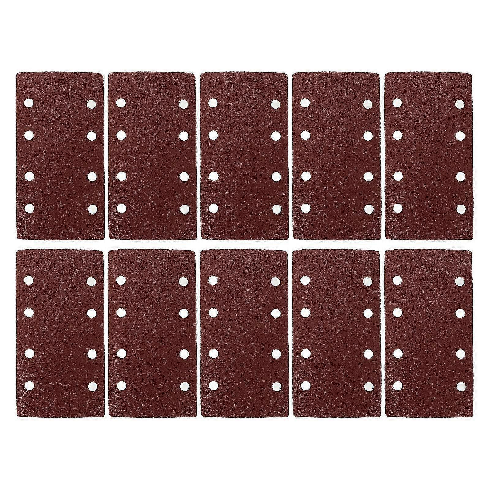 30pcs Rectangular Sanding Discs Self Stick Sandpaper Grinding Sander Sheets