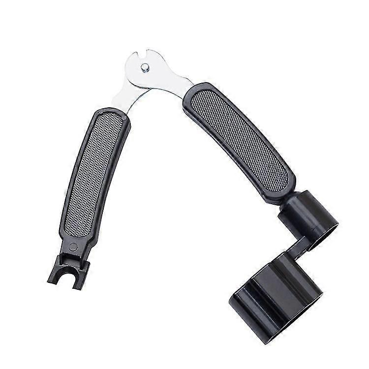 String Cutter, Chitara String Winder Cutter Bridge Pin Puller pentru chitara bas (4buc, negru)