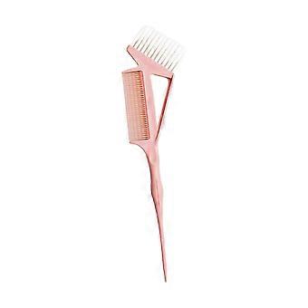Brosse pour teinture capillaire, poils flexibles, manche pointu avec racleur, peigne pour coloration capillaire en salon et à domicile