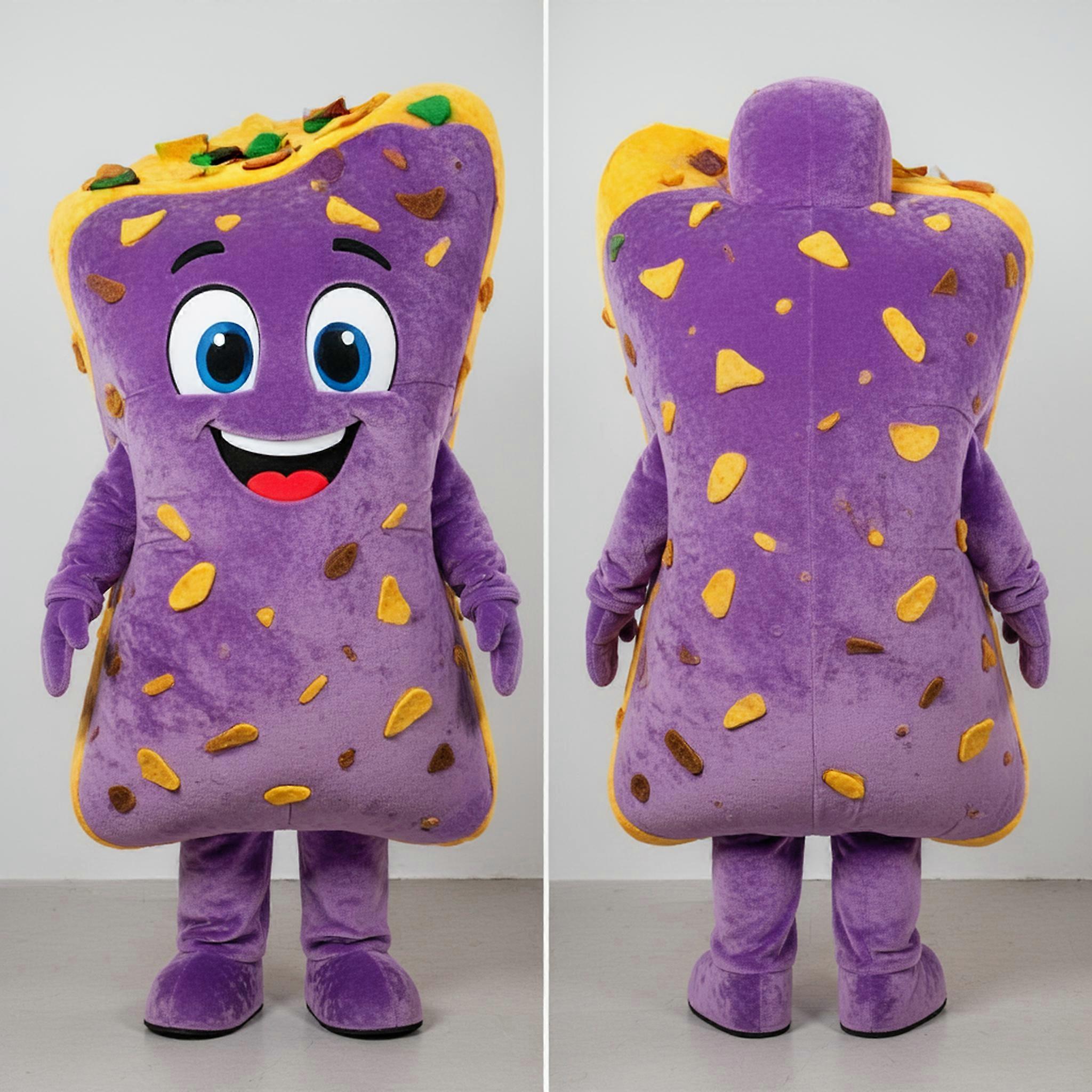 MASTICOT Lavender Padded Nachos Mascot