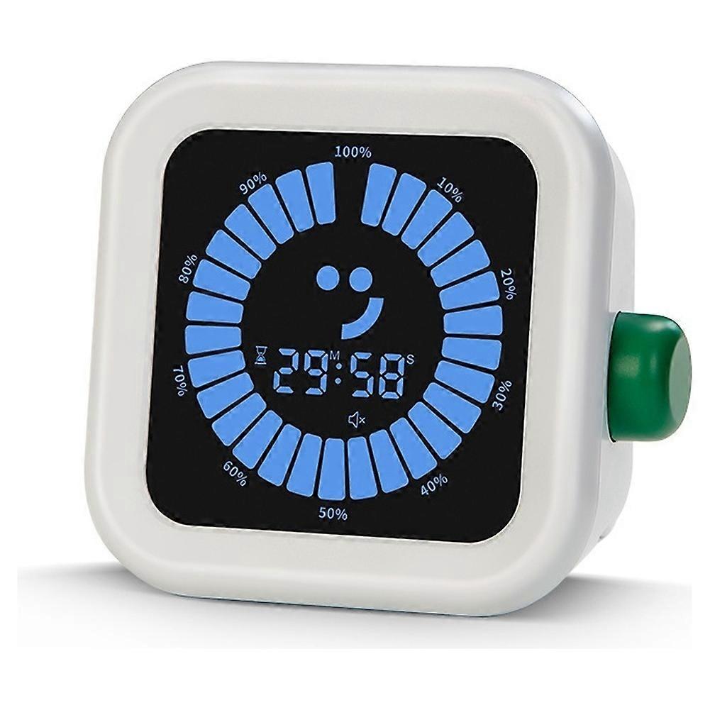 Upgraded Visual Timer, Rechargeable Digital Countdown Kitchen Mechanical Cooking Timer, Management Tool for Studying