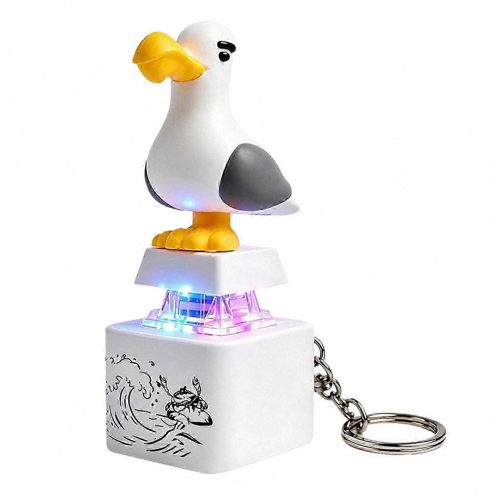 Seagull Mine Button Keychain