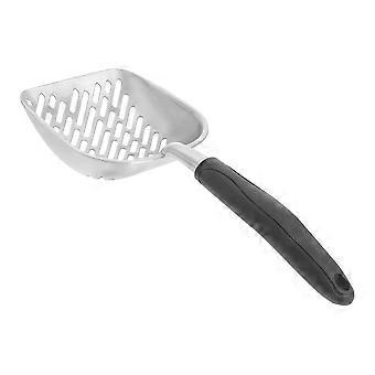 Metal Pet Litter Scoop Blue for Cats Long Handle Effective Cleaning
