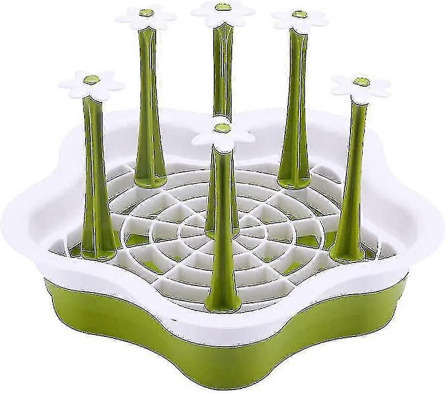 Stable Upright Drying Rack With Water Tray