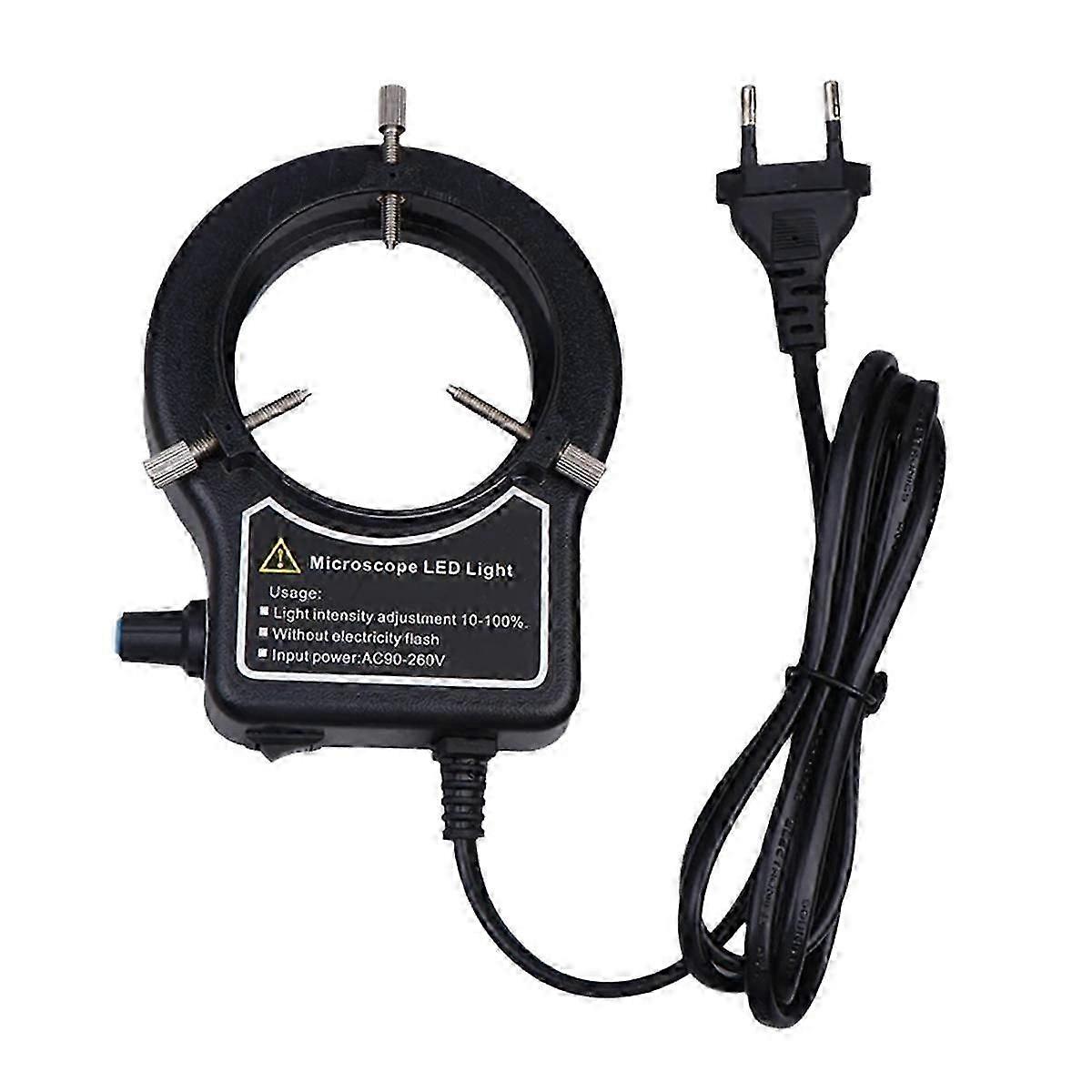 Microscope Ring Light Illuminator Lamp For Microscope Circle Light Industrial Microscope Camera Eu-plug