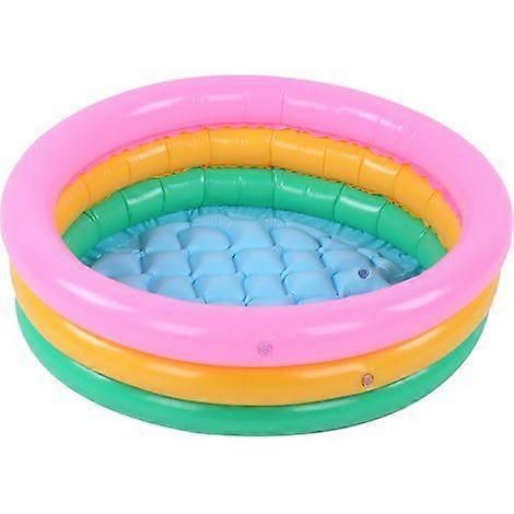 Soft inflatable children's pool, round boy shape