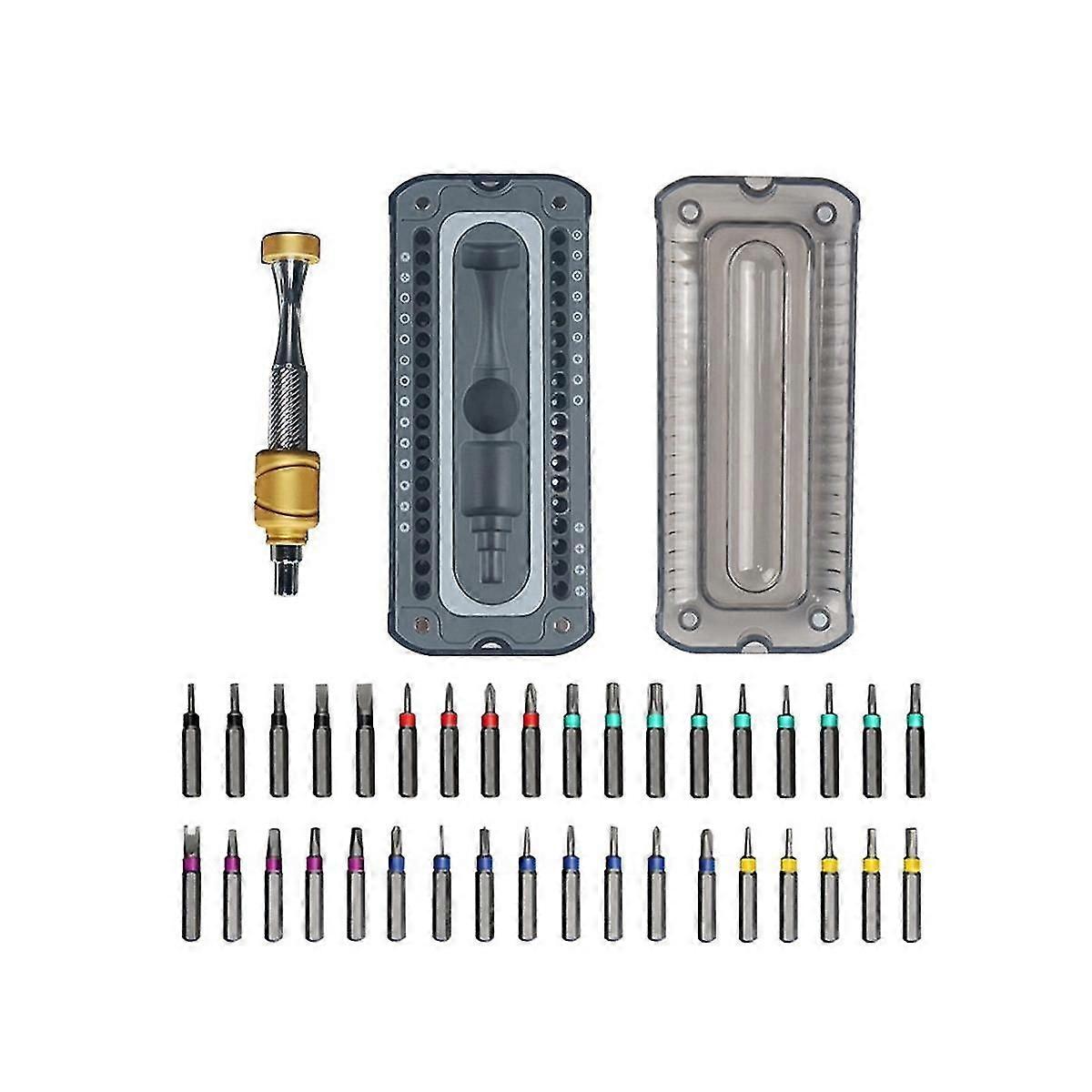 37-in-1 Screwdriver Combination Set Mobile Phone Maintenance Tool Multi-function Tool Set With Colo