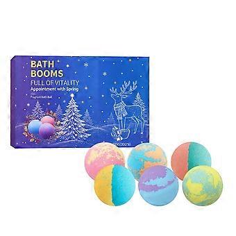 Skin Revitalizing Spa Bath Fizzy Ball Collection, StressRelief Scented Bubble Bath Set, SkinFriendly Bath Bombs For Daily Bath Time