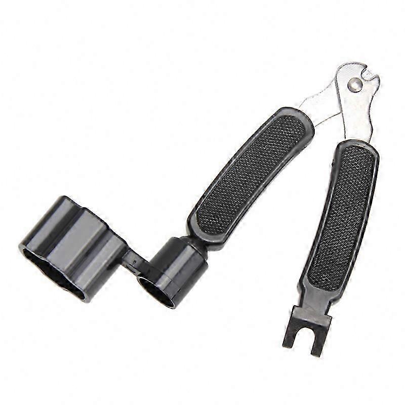 Acoustic Guitar, Banjo & Mandolin String Winder Tool with Integrated Bridge Pin Puller & String Cutter