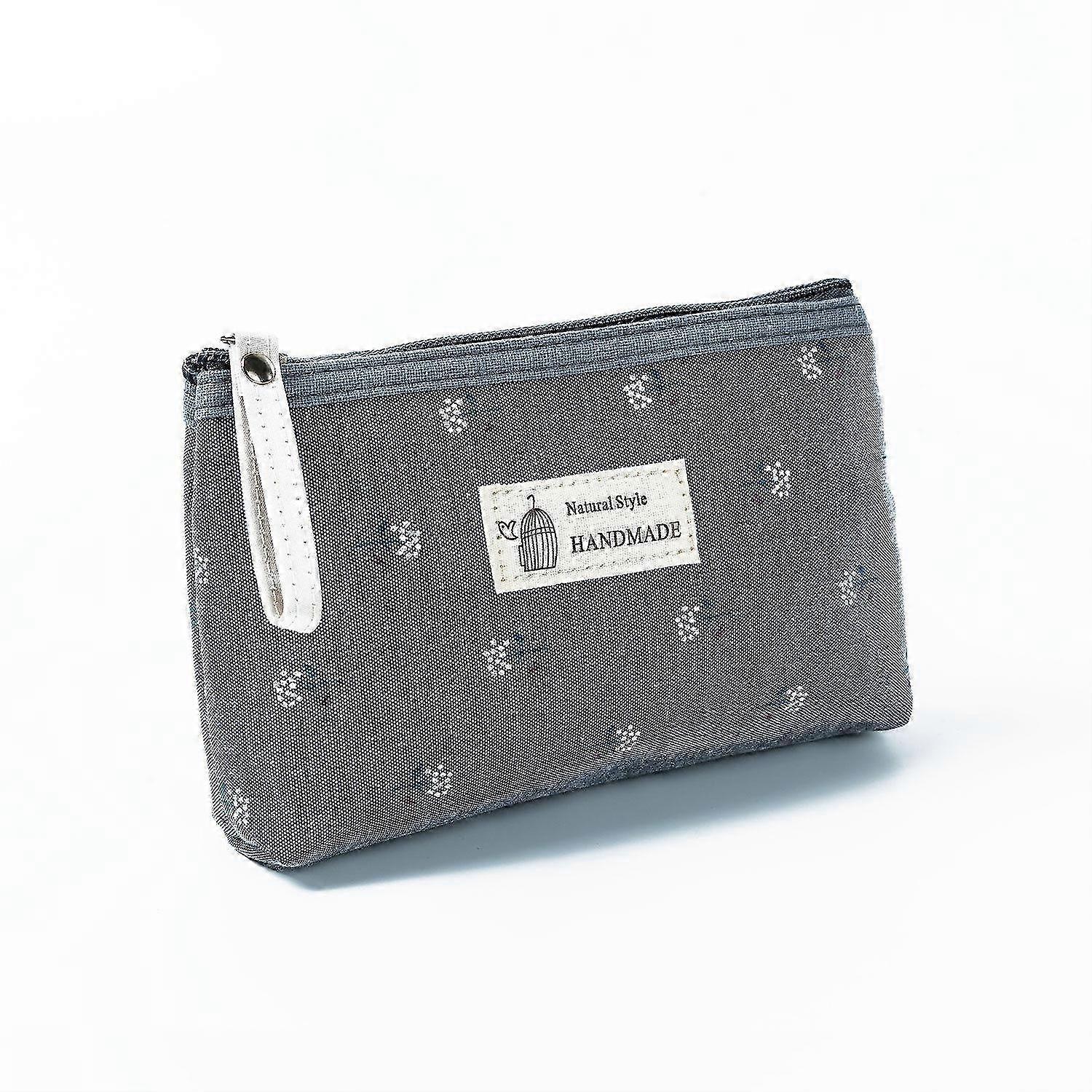 Compact Waterproof Hemp Cosmetic Pouch