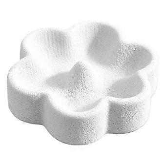 Natural Stone Bird Dish Pumice Beak Grinding Claw Trimmer Anti-spill Feeding Bowl Wide Base