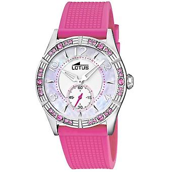 Lotus cool Quartz Analog Woman Watch with L15737/2 Rubber Bracelet
