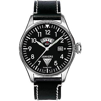 Cockpit ju52 Quartz Analog Man Watch with Cowskin Bracelet 6140-2