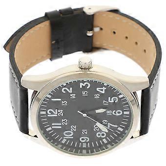 Fashion Watches For Men Portable Business Wrist Watch Waterproof Luminous Design Black 1Set