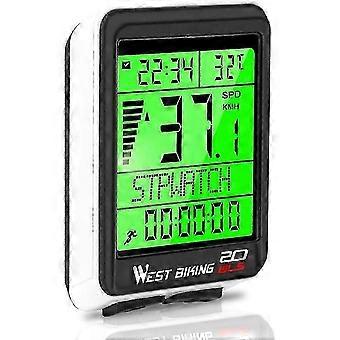 Bicycle speedometer, waterproof, digital wireless connection, with automatic power on/off function, convenient for measuring riding data.
