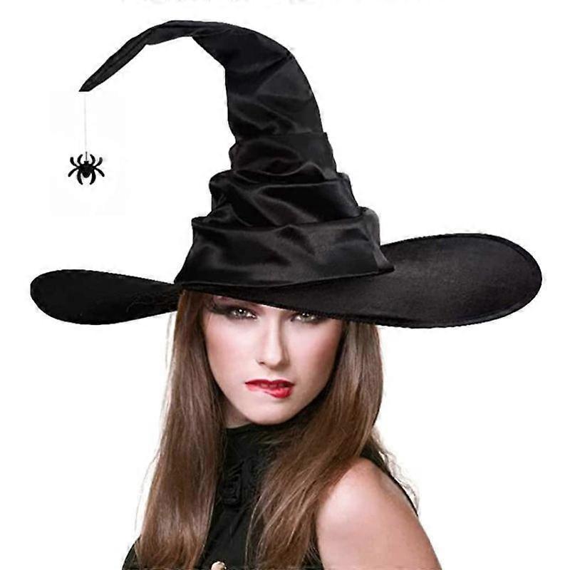 Spider-Embellished Rechargeable Witch Hat