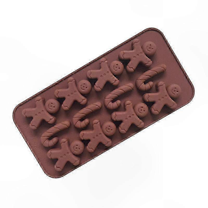 Flexible Gingerbread Candy Cane Moulds