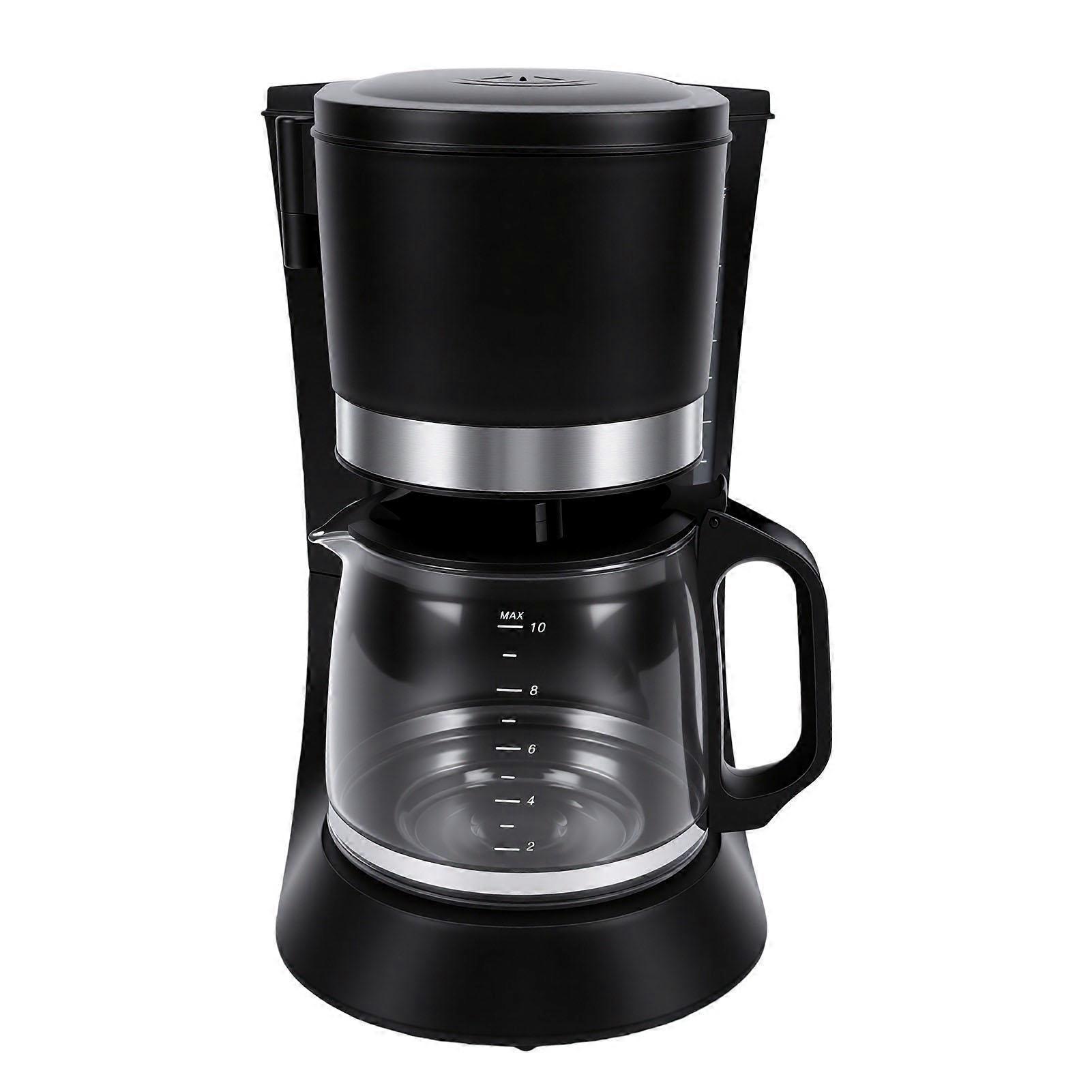 Coffee Machine with Removable Glass Carafe Compact Multi Function Automatic Coffee Maker