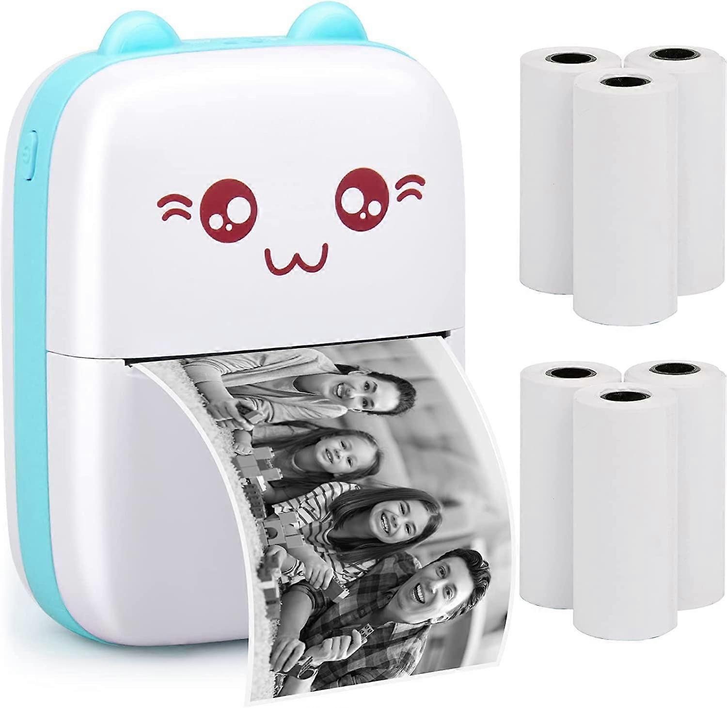 Mini Printer Portable Pocket Thermal Printer Bluetooth Wireless Smart Printer 531.