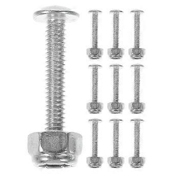 10pcs Foosball Table Fixation Screw Metal Nut Screw Sturdy Foosball Table Screw core