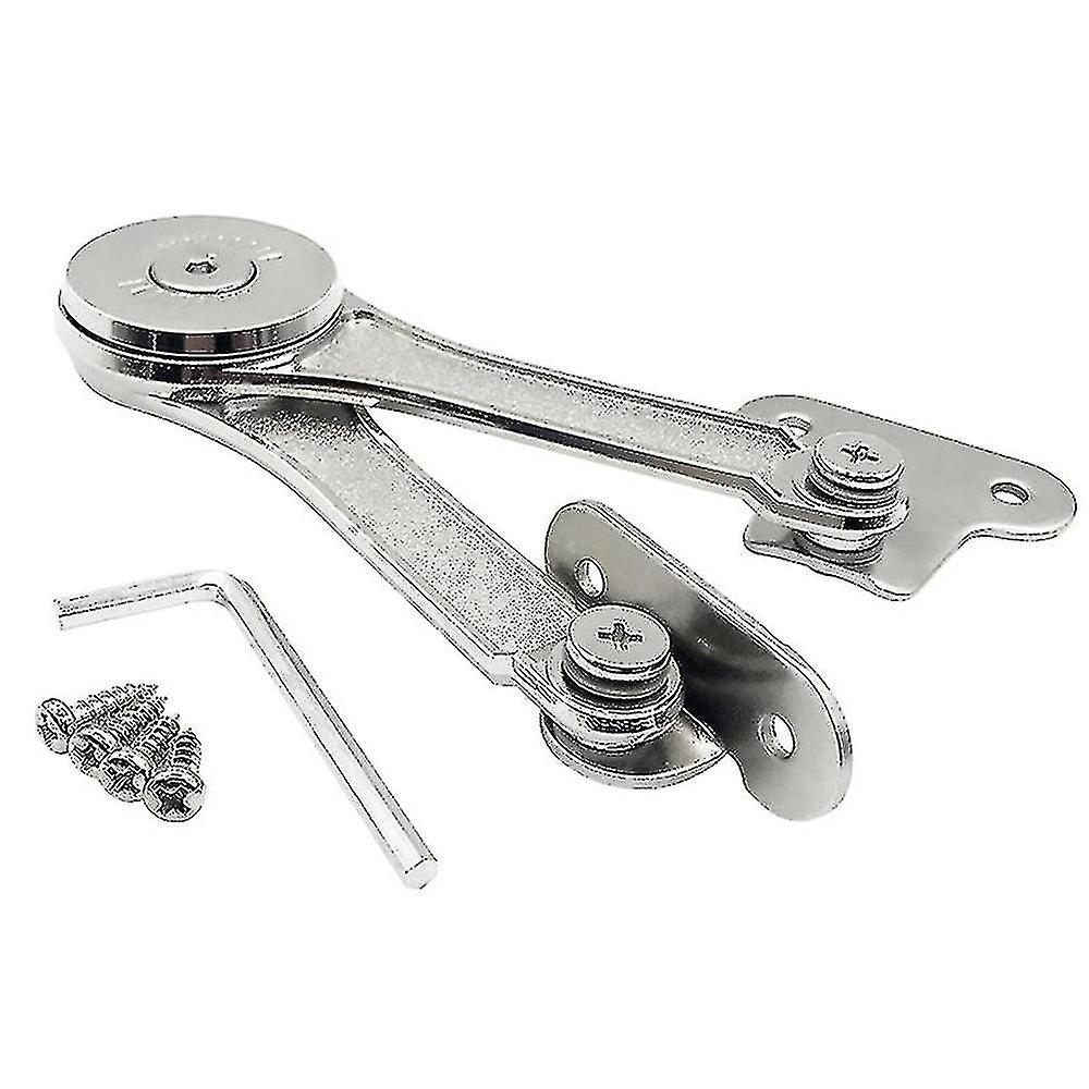 Heavy Duty Lid Support Hinges Adjustable Folding Lid1pcs-silver