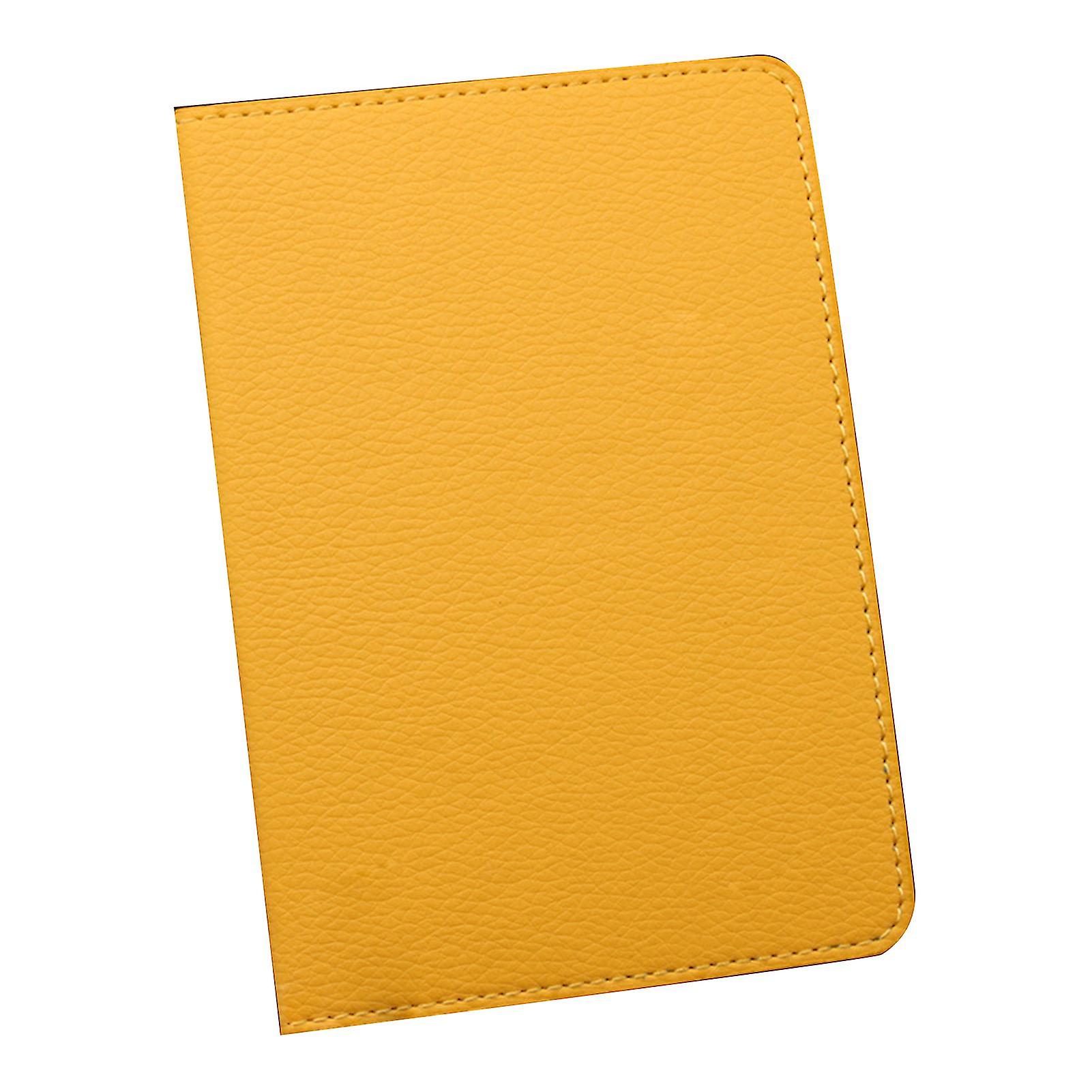 Solid Color Portable Passport Case Id Card Cover Holder Protector Organizer