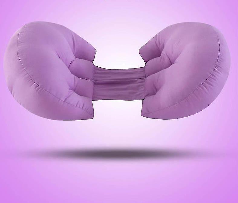 Purple Soft Pregnancy Side Sleeper Pillow Maternity Breastfeeding Childing Cushion