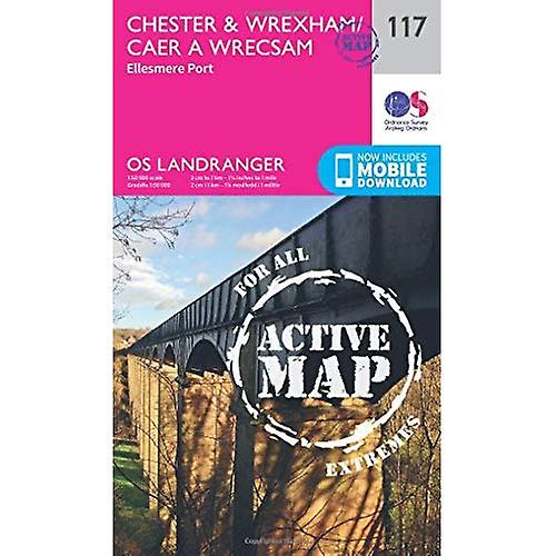 Chester & Wrexham, Ellesmere Port (OS Landranger Map)