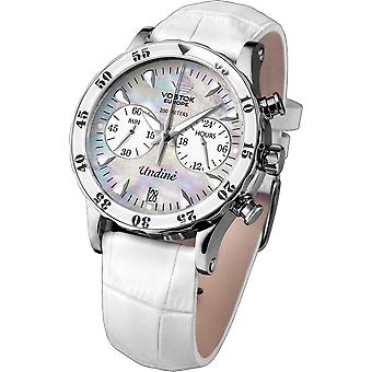 Undine Women's Analog Quartz Watch with Cowhide Bracelet VK64-515A671