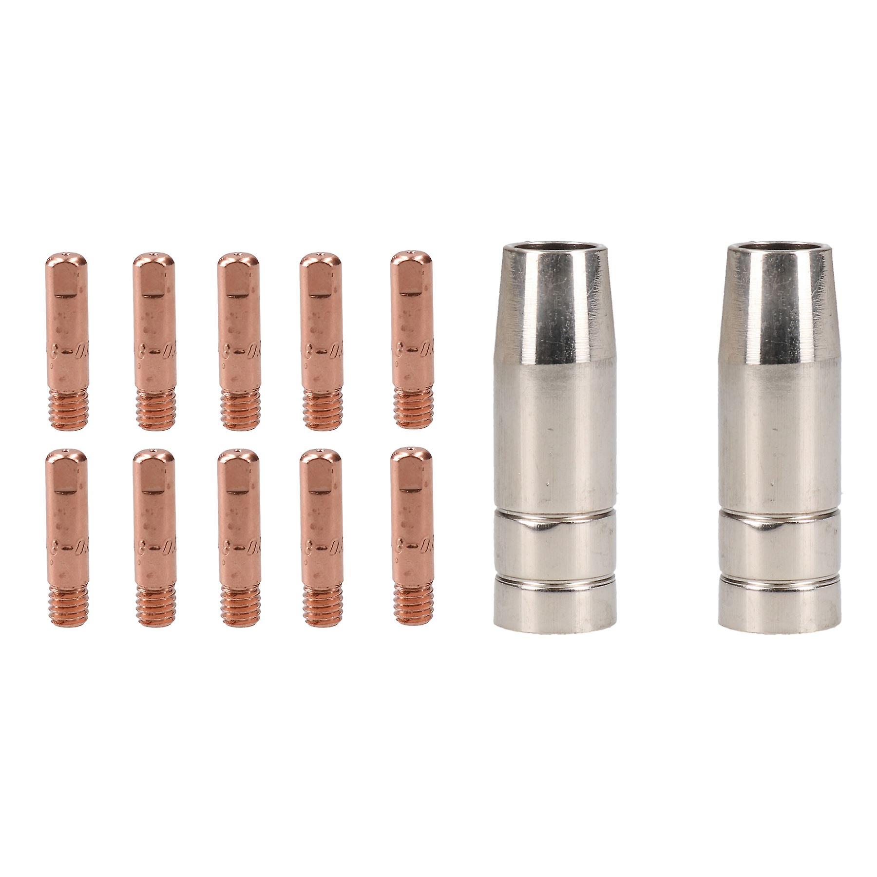 Cebora 130 & 110 / Snap On 130 2x Shroud / Nozzle & 10x 0.8mm Welding Tips
