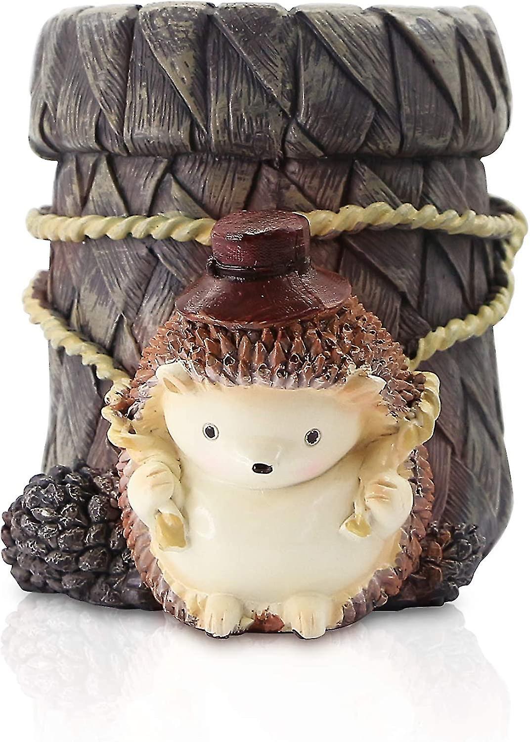 Cute Hedgehog Desktop Pen Holder