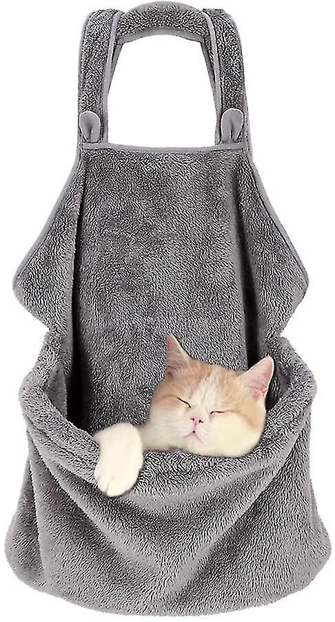 Dog Carrier Bag Pet Sleeping Bag Fleece Apron Over The Shoulder Portable Dog