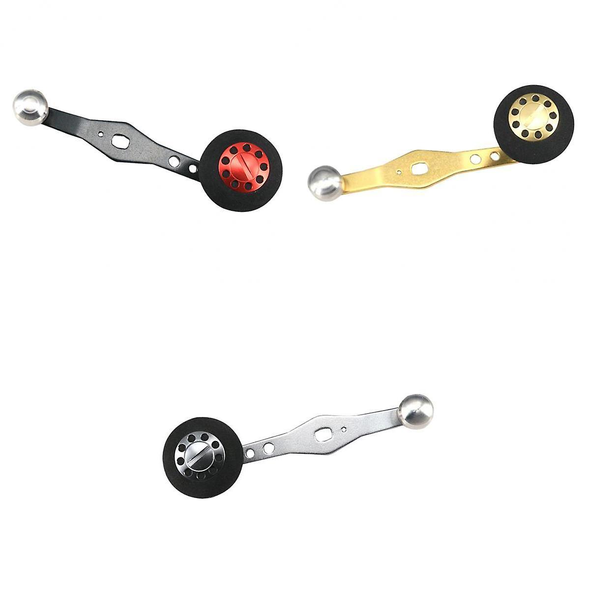 3 Pcs Fishing Handle Reel Single Knob Replacements Baitcasting Accessory