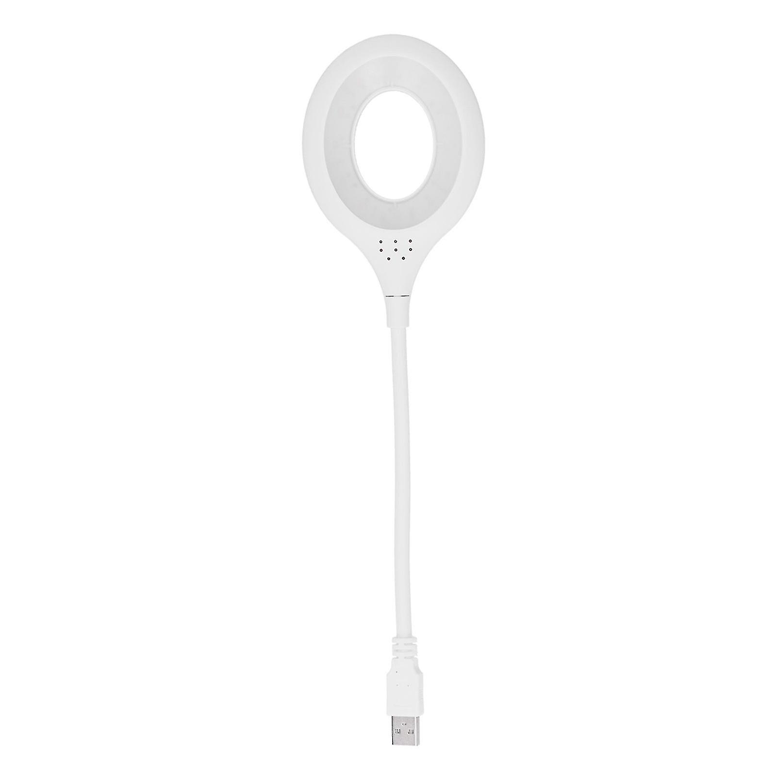 USB Portable Reading Eye Protection Lamp Bendable Neck Notebook Keyboard Light LED Power Light Learn to Read Natural Light Bedside