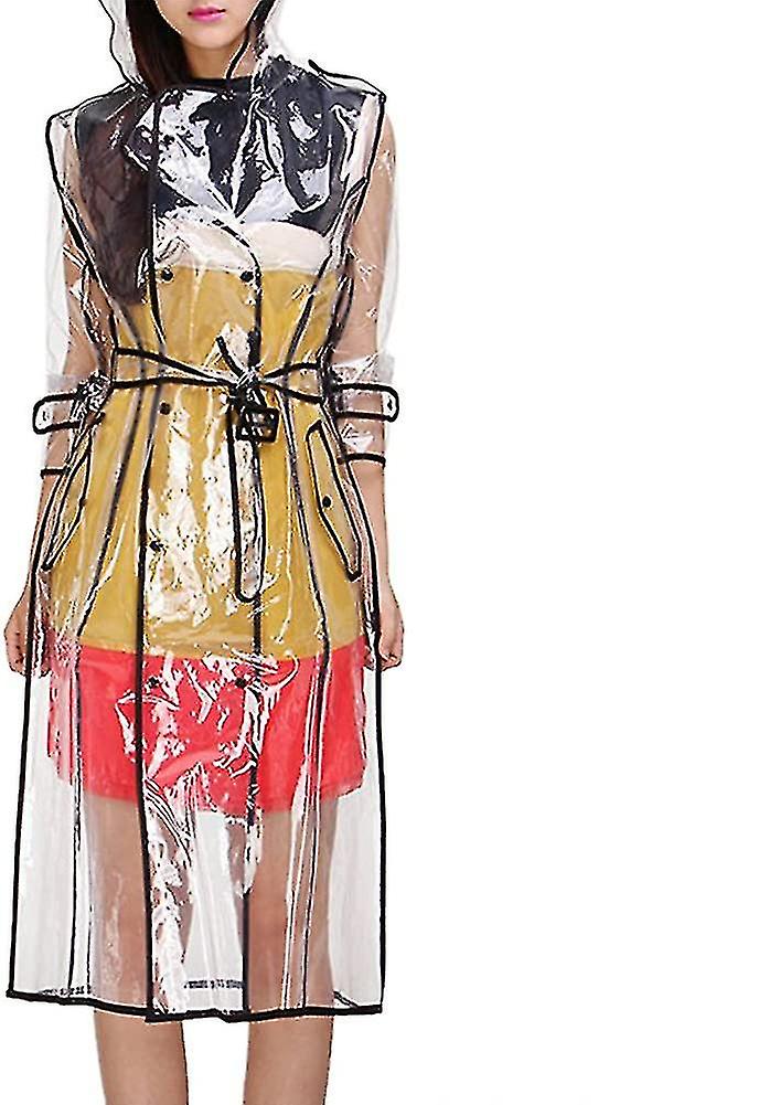 Impermeable para mujeres Impermeable Con capucha Eva Impermeable Chaqueta impermeable