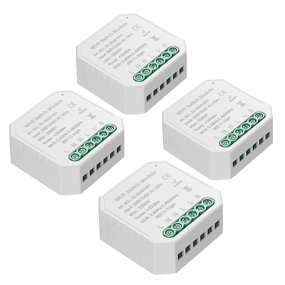 Tuya MINI DIY One Way Smart Switch Small Body APP Télécommande WiFi Switch Timer Light Switch Comp