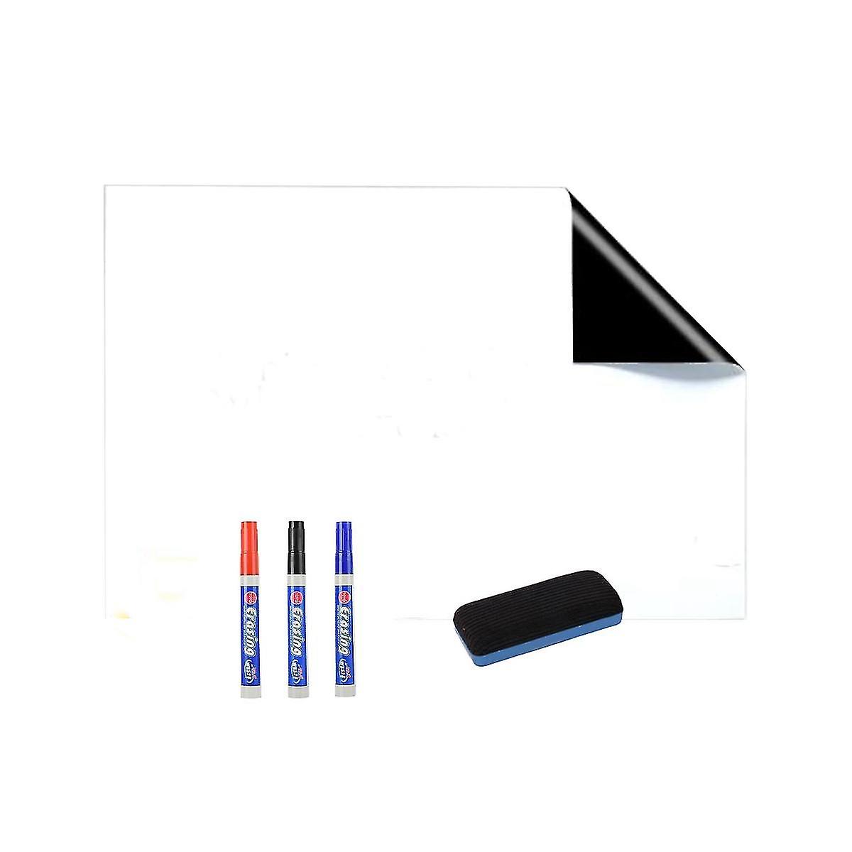 Whiteboard Foil 60x40 Cm Magnetic, Self-adhesive Magnetic Foil White Include Whiteboard Marker