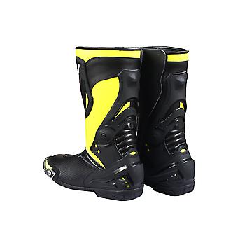 Motorbike Motorcycle Men Leather Racing Sports Shoes Boots...