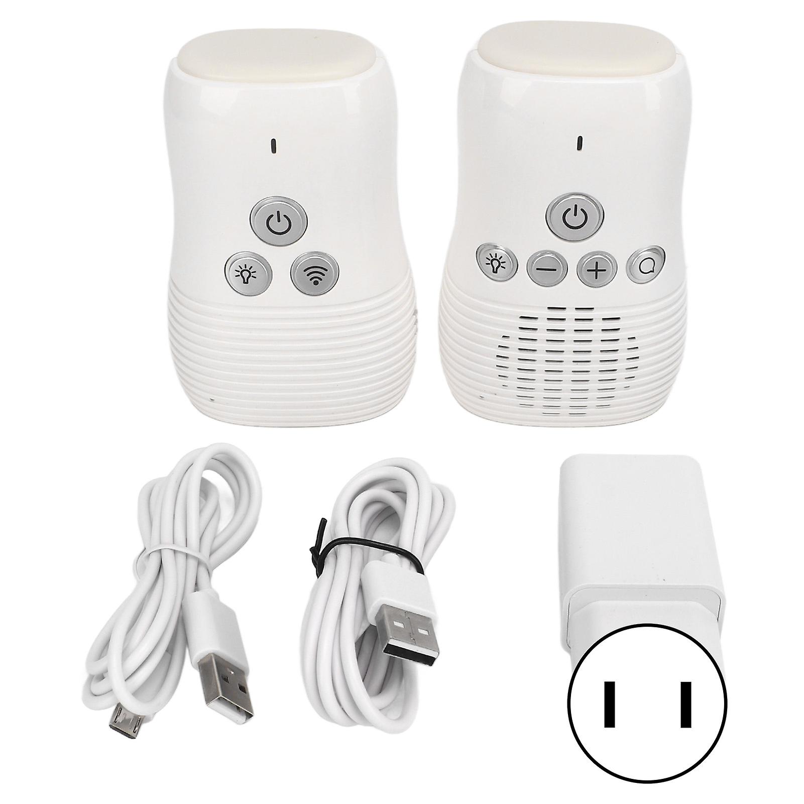 2.4GHz Wireless o Baby Monitor, Two-Way Intercom with Night Light, 100-240V US Plug