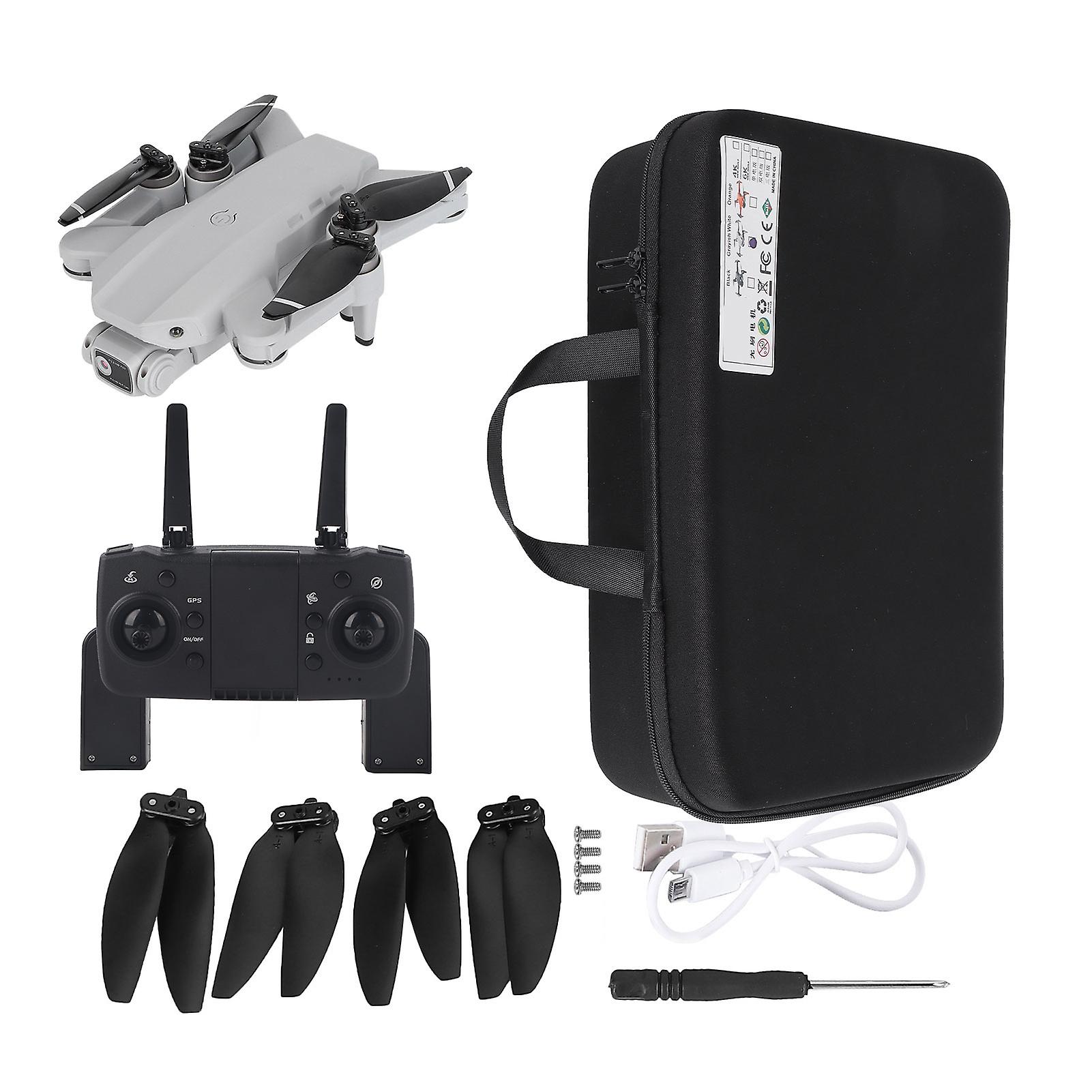 L900 PRO RC Drone: 4K Dual Camera & Brushless Quadcopter with Remote (Grey White Case)