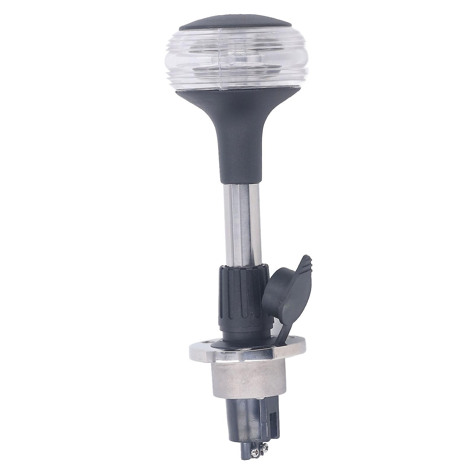 Boat Stern Light, Anchor All Round Boat Light 9inch USCG 2NM IP65 LED Anchor Navigation Light with Detachable Base 10 to 24V DC 3W