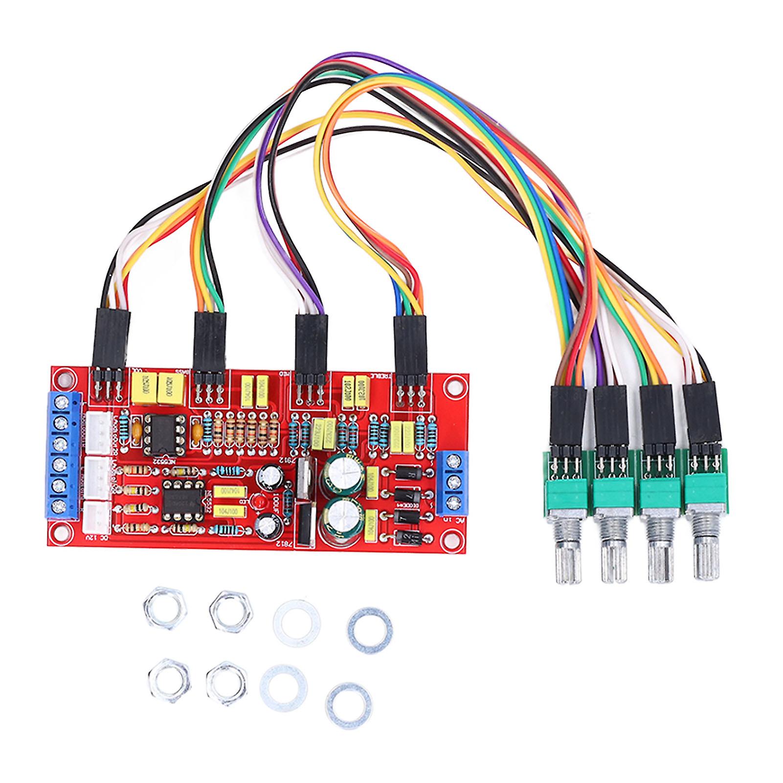 NE5532 Power Amplifier Module with Treble, Midrange, Bass Controls and Volume PCB Board