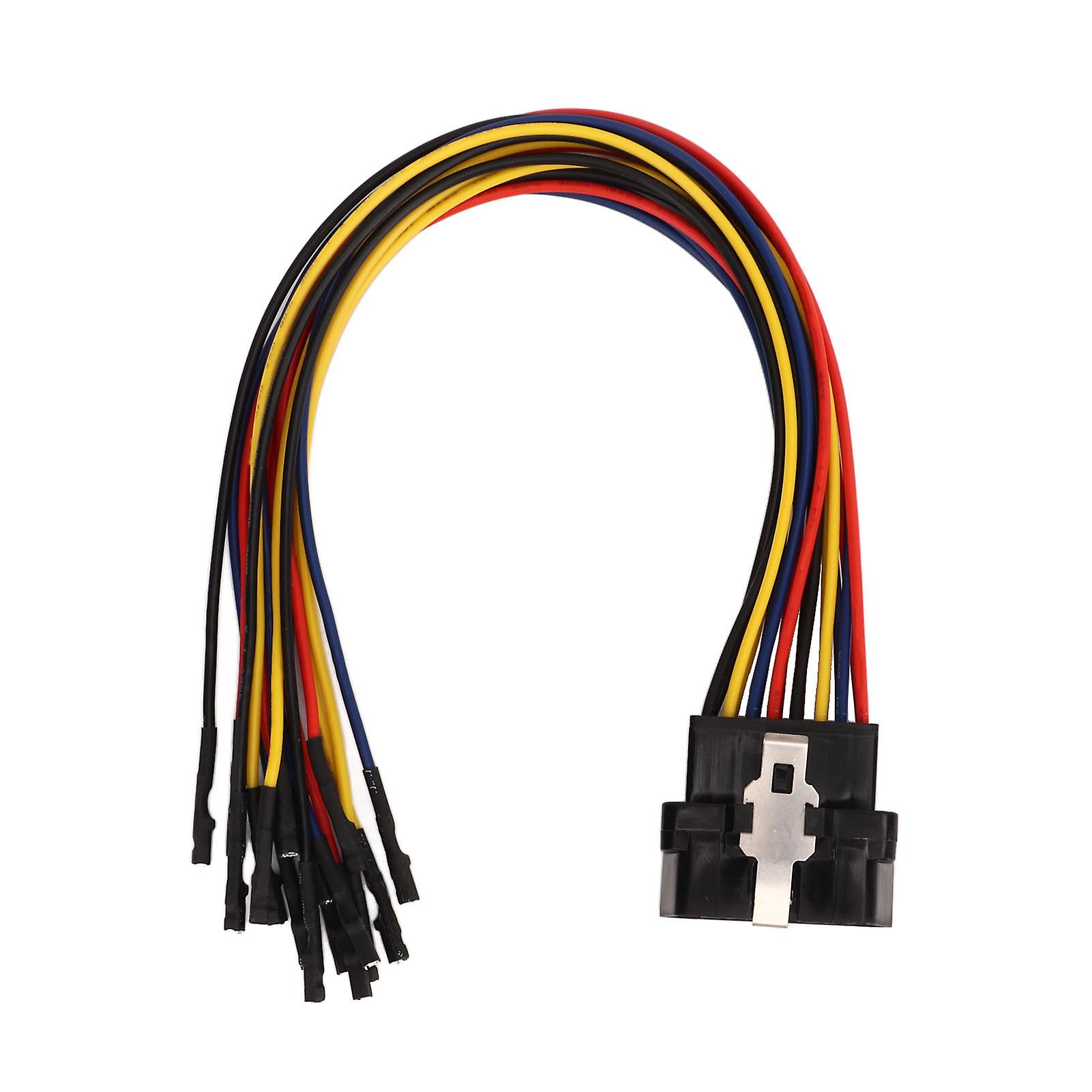 OBD2 jumper adapter 16 pin male connector for vehicle diagnostics