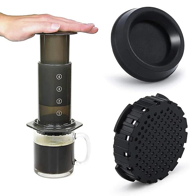 AD-Coffee Filter Paper Cap & Plunger End Gasket Seal Replacement Parts Sets Fit for Aeropress Coffee and Espresso Maker~4899