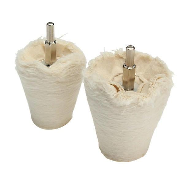 2Pcs Polishing Wheel 50mm 75mm Cone Shaped Wheel